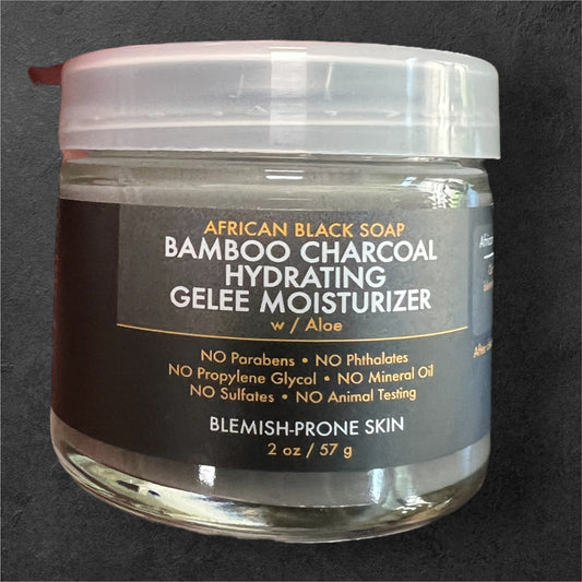 African Black Soap Bamboo Charcoal Facial Moisturizer